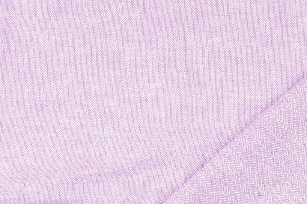 Leinen Baumwoll Twill, Fischgrätmuster, flieder, 0,5 m