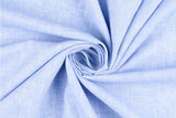 Leinen Baumwoll Twill, Fischgrätmuster, jeansblau, 0,5 m