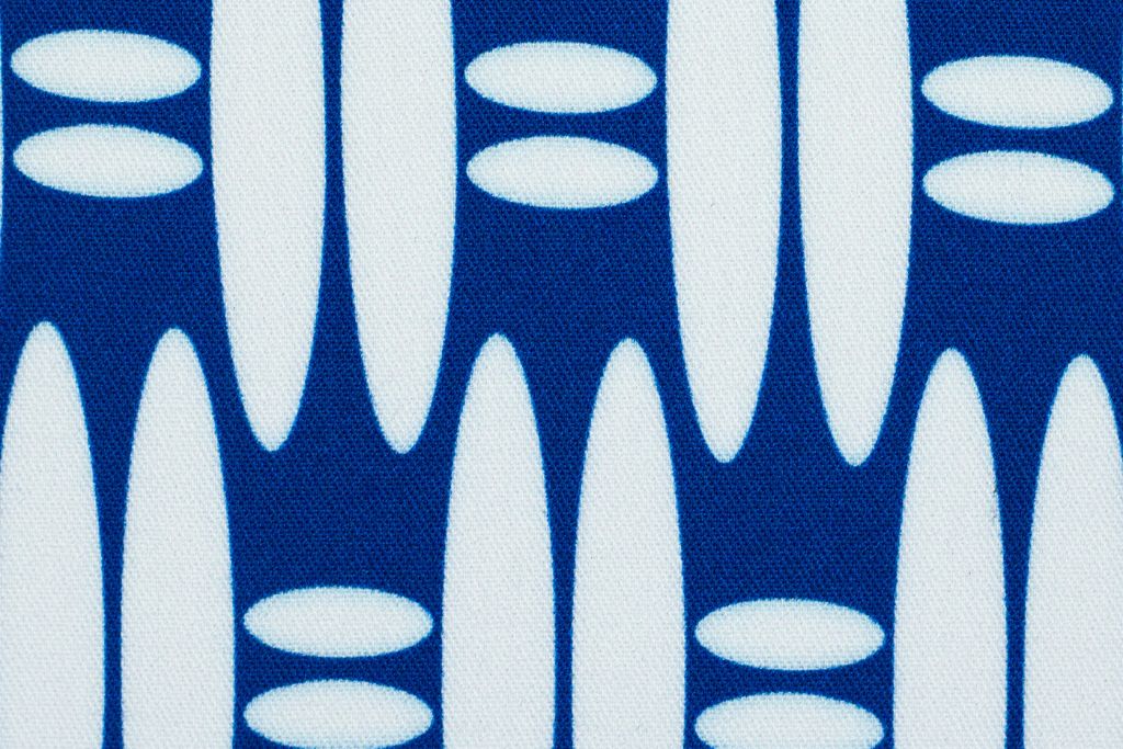 Viskose Webware "Cesta", lillesol & pelle, Swafing, blau, weiß, 0,5 m