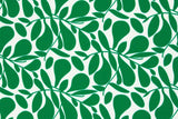 Viskose Webware "Hojas", lillesol & pelle, Swafing, grün, weiß, 0,5 m