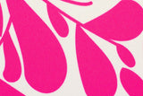 Viskose Webware "Hojas", lillesol & pelle, Swafing, pink, weiß, 0,5 m
