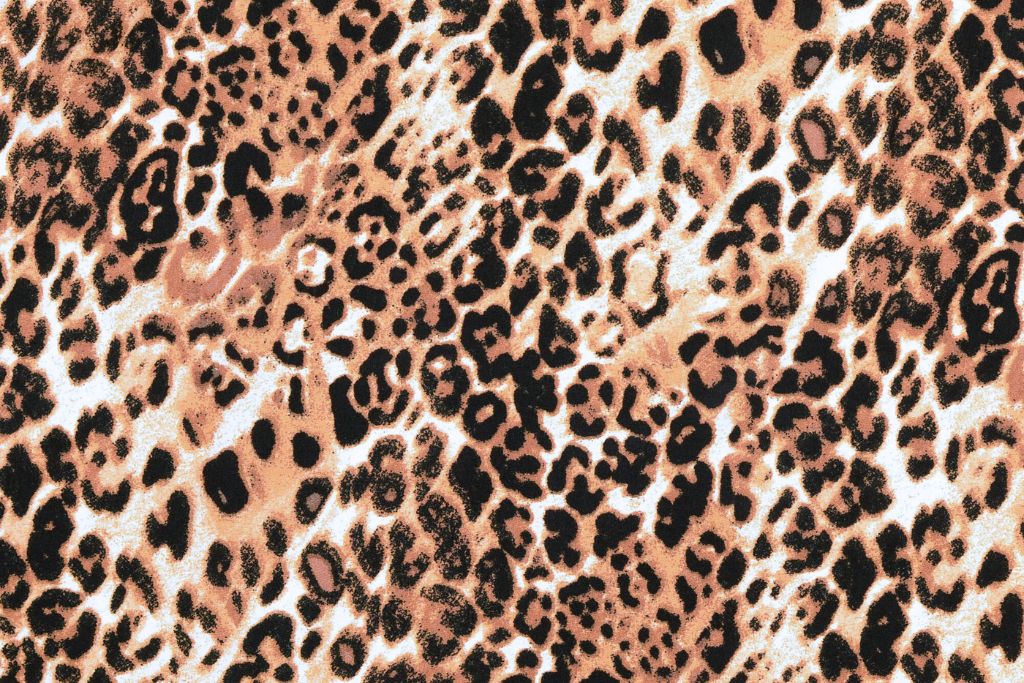 Viskose Webware Leo, Animal print, schwarz, braun, 0,5 m