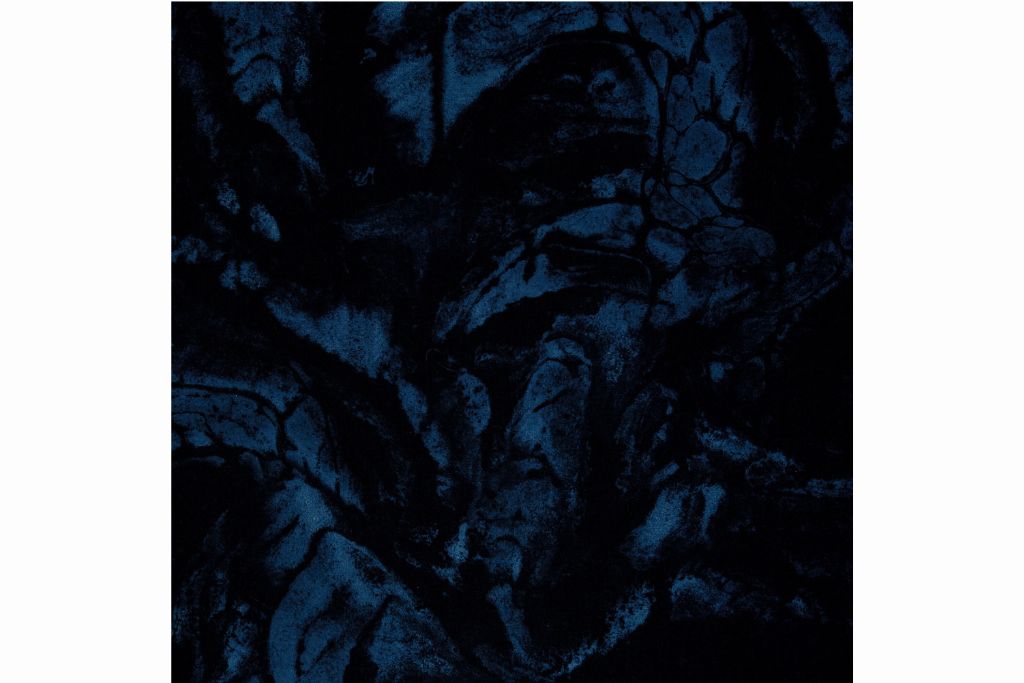 French Terry Panel "Halloween Tales", Witchcraft Warrior, dunkelblau, Thorsten Berger, Swafing