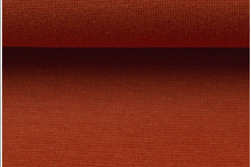 Bündchen, Strickschlauch, terracotta, 0,5 m