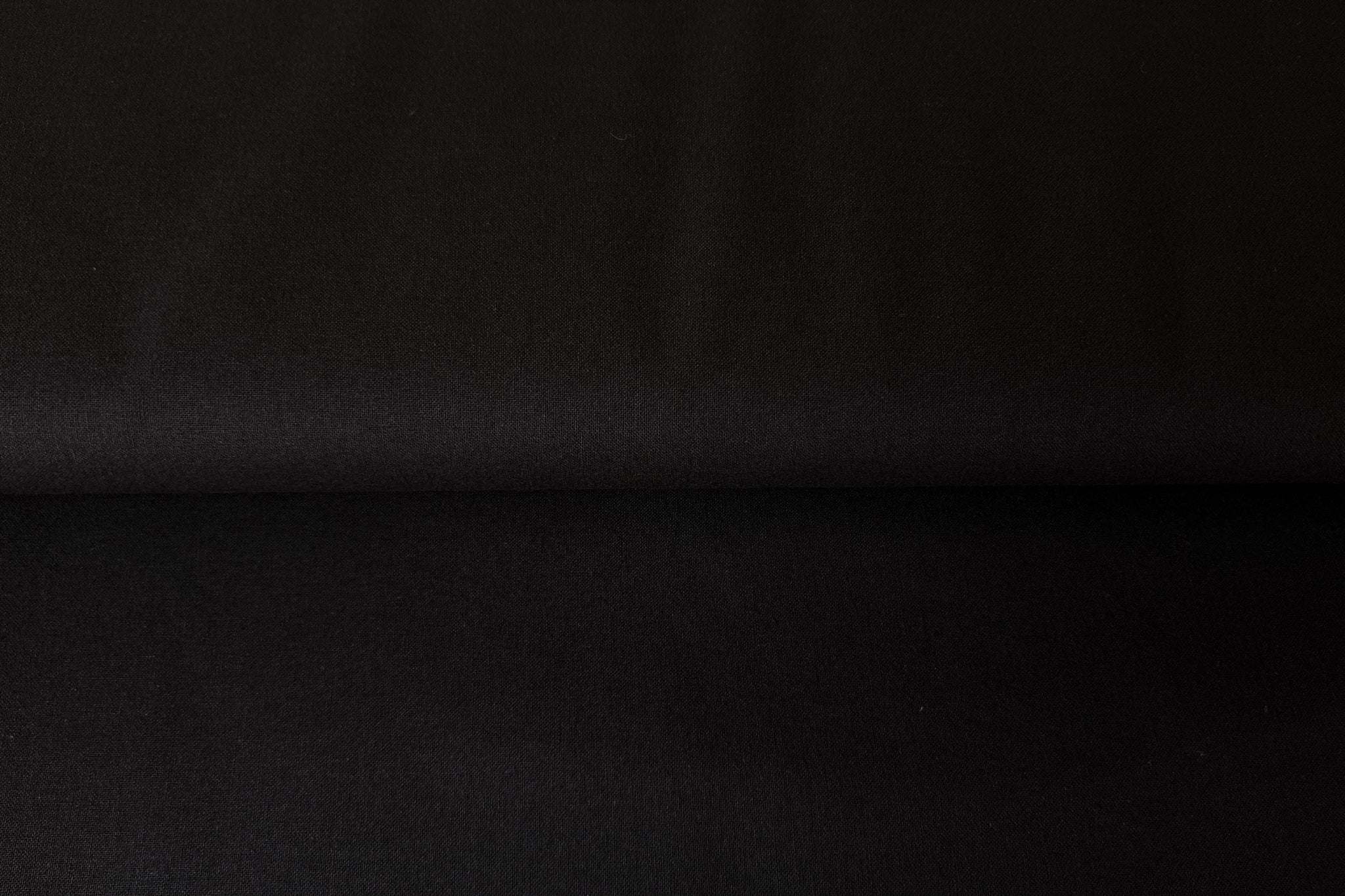 Baumwollwebware, Fahnentuch, uni, schwarz, 0,5 m