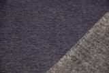 Alpenfleece, uni, dunkelblau meliert, 0,5 m