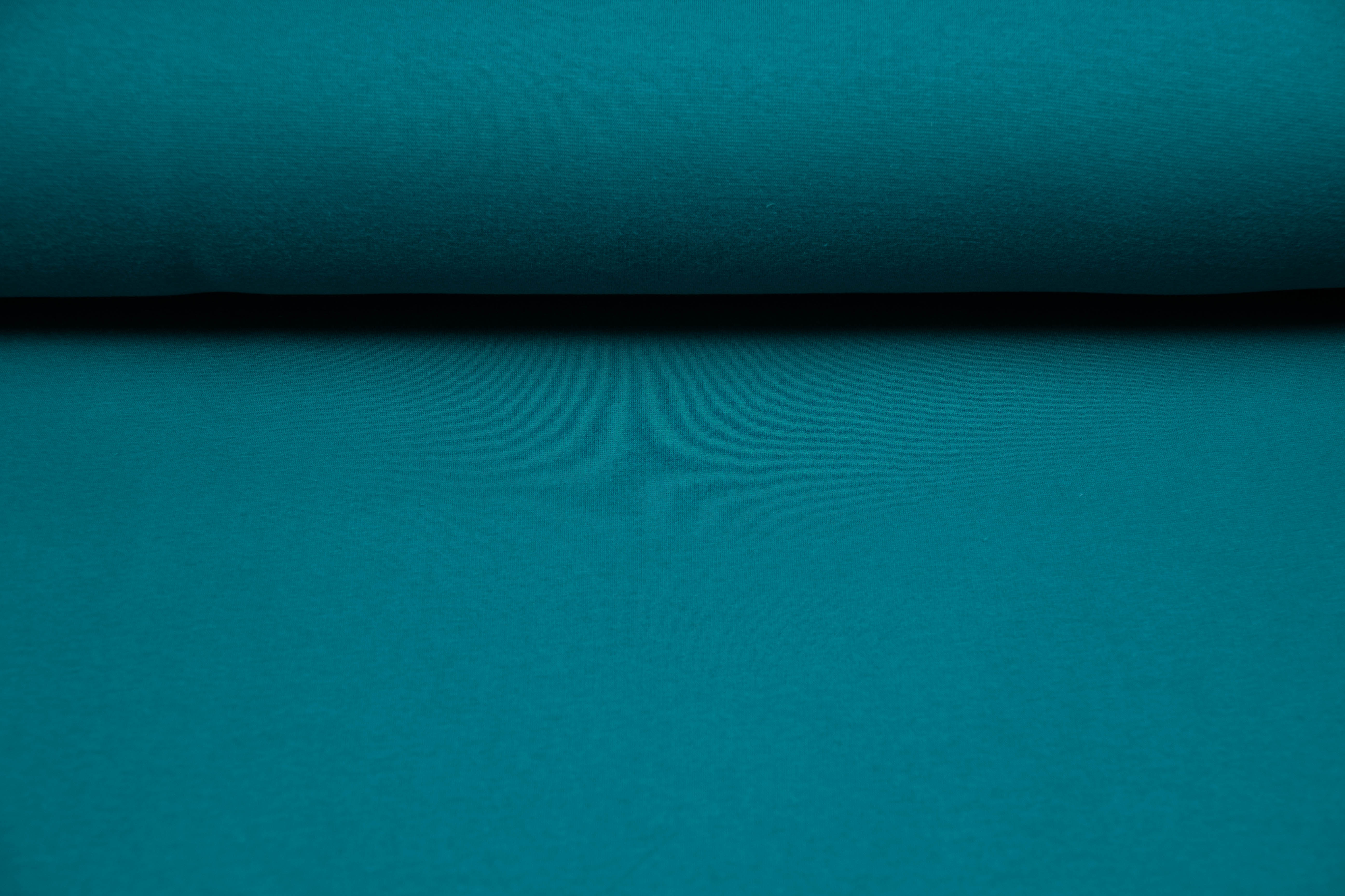 Leichtes Alpenfleece, uni, petrol, 0,5 m