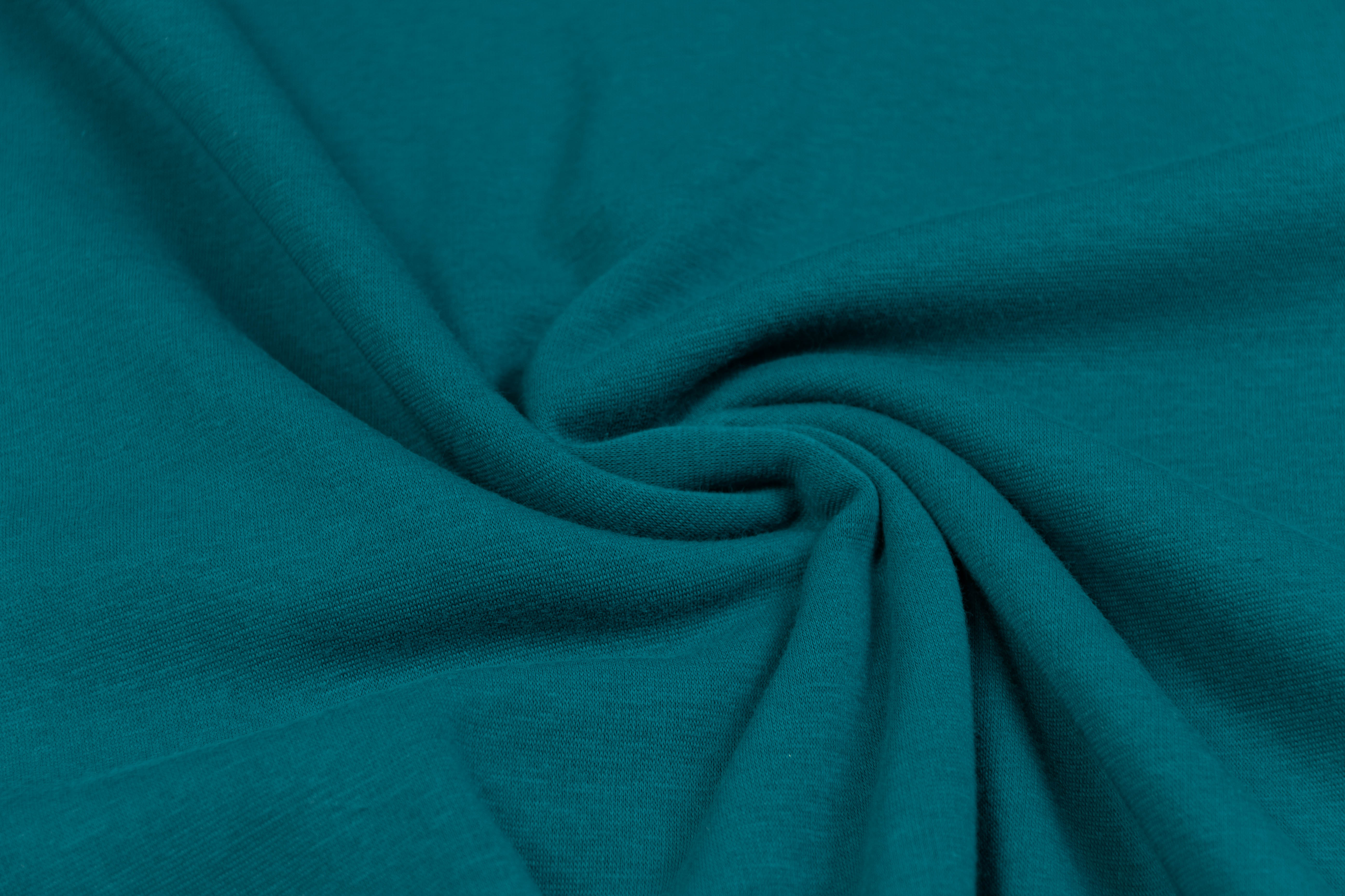 Leichtes Alpenfleece, uni, petrol, 0,5 m