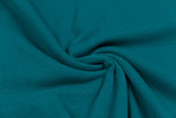 Leichtes Alpenfleece, uni, petrol, 0,5 m