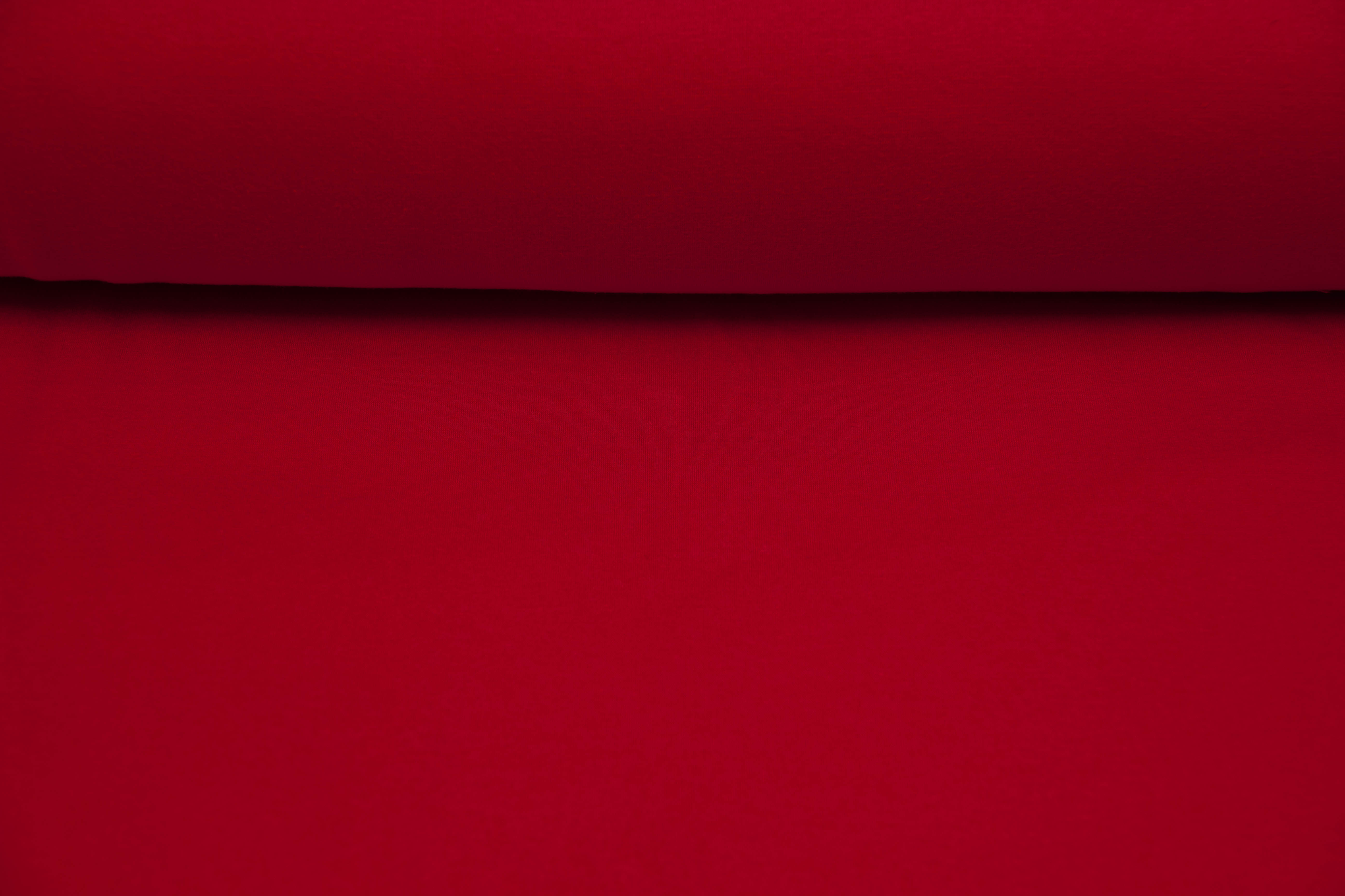 Leichtes Alpenfleece, uni, rot, 0,5 m