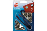 Ösen und Scheiben, 8,0 mm, altmessing