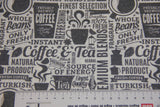 Baumwollwebware "Coffee & Tea", 0,5 m