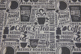 Baumwollwebware "Coffee & Tea", 0,5 m