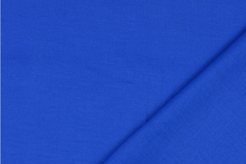 Baumwollwebware, Fahnentuch, uni, royalblau, 0,5 m