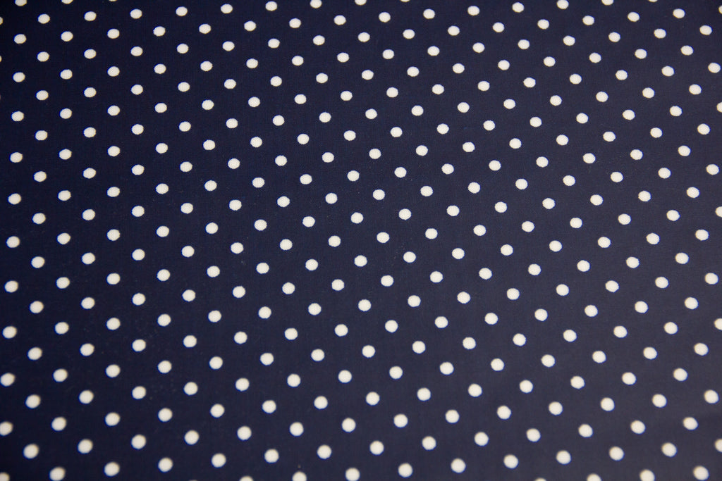 Beschichtete Baumwolle navy