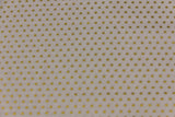 Baumwollwebware Weihnachten, Sterne, weiß, gold, 0,5 m