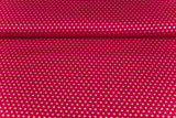 Baumwollwebware Weihnachten, Sterne, rot, gold, 0,5 m