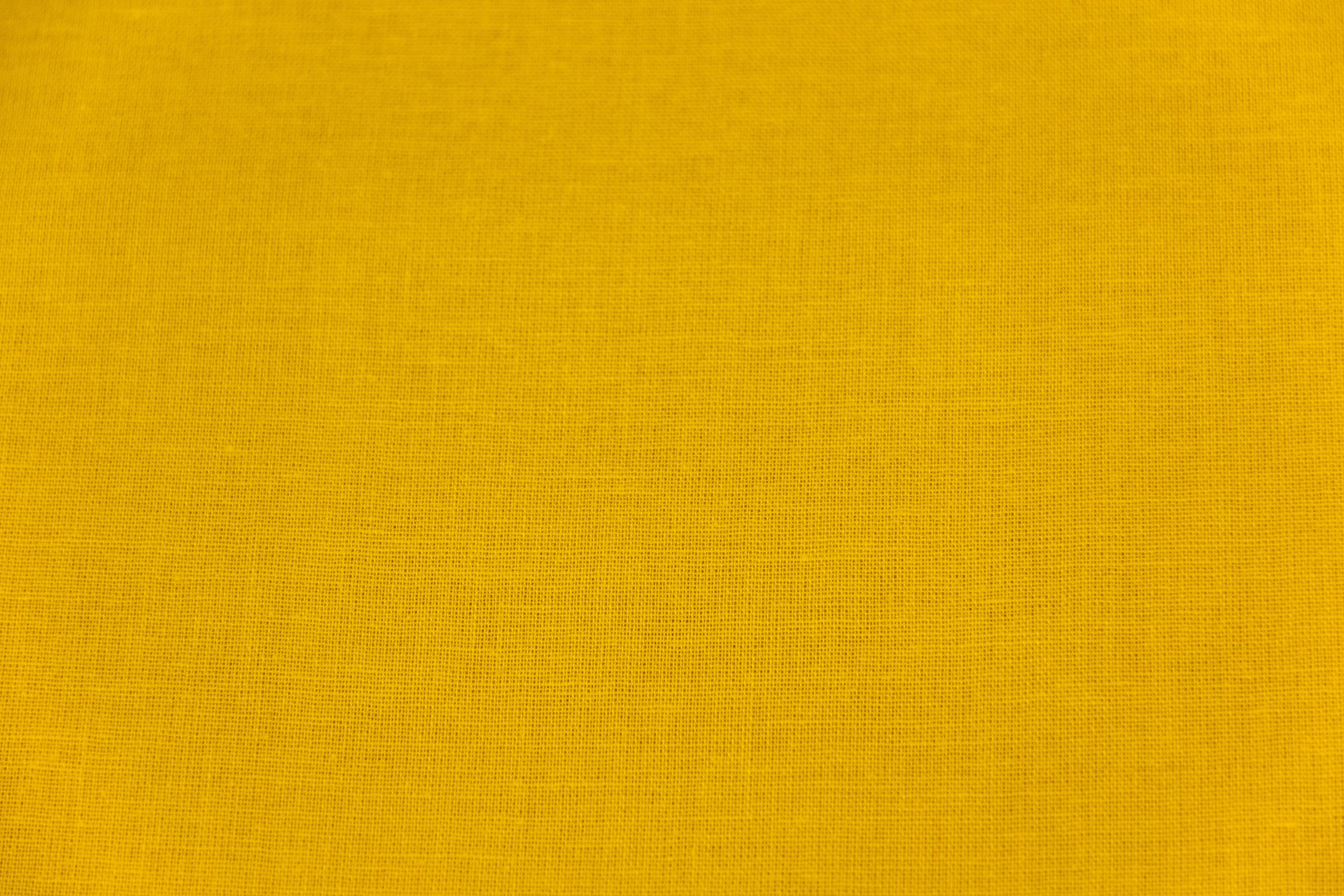 Baumwollwebware, uni, gelb, 0,5 m