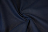 Baumwollwebware, uni, marine, 0,5 m