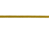Baumwollkordel, Doppelgewebe, 5 mm, goldbraun, 0,5 m