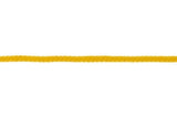 Baumwollkordel, Doppelgewebe, 5 mm, ocker, 0,5 m