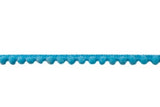 Bommelborte mini (7 mm), aqua, 0,5 m
