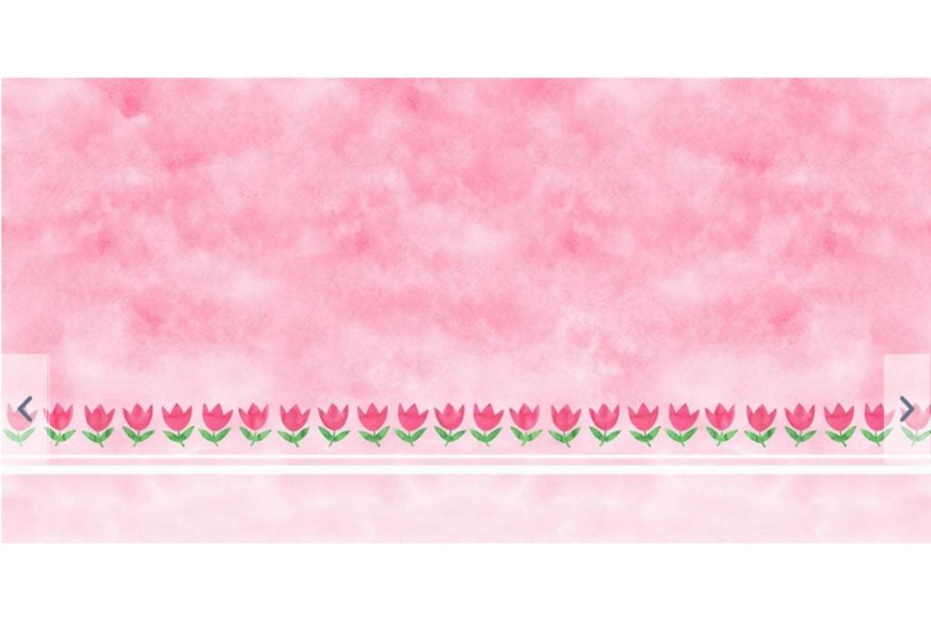Jersey Panel - Bordüre mit Tulpen