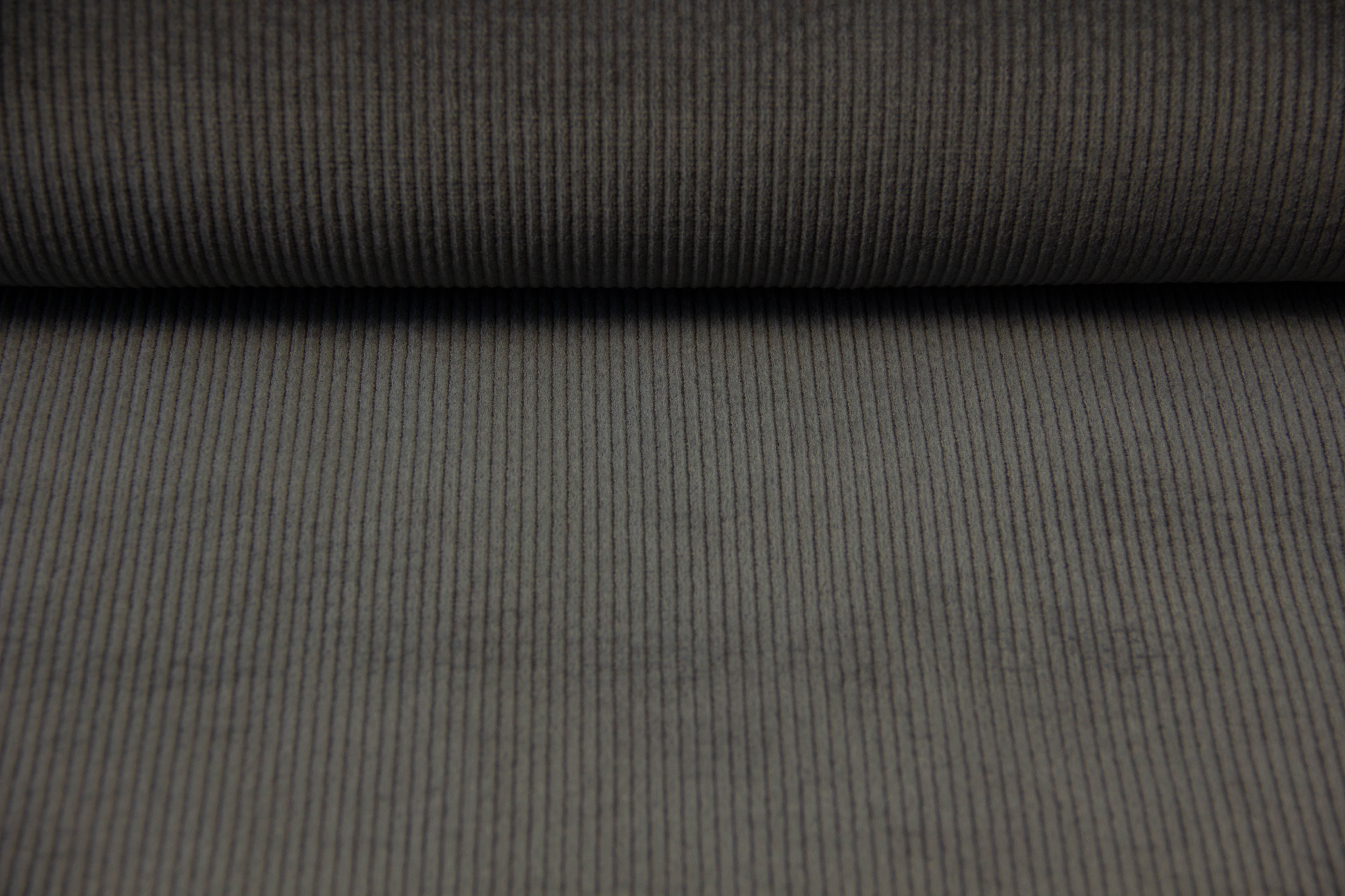 Breitcord elastisch, grau, 0,5 m