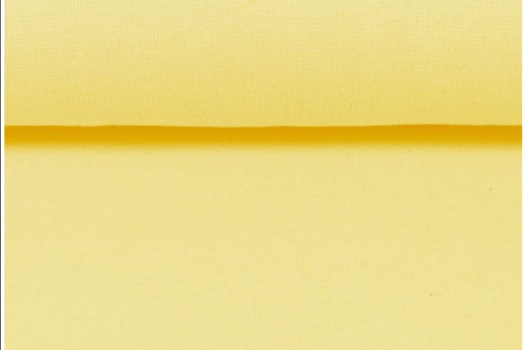 Bündchen "Heike" by Swafing, Strickschlauch, hellgelb, 0,5 m