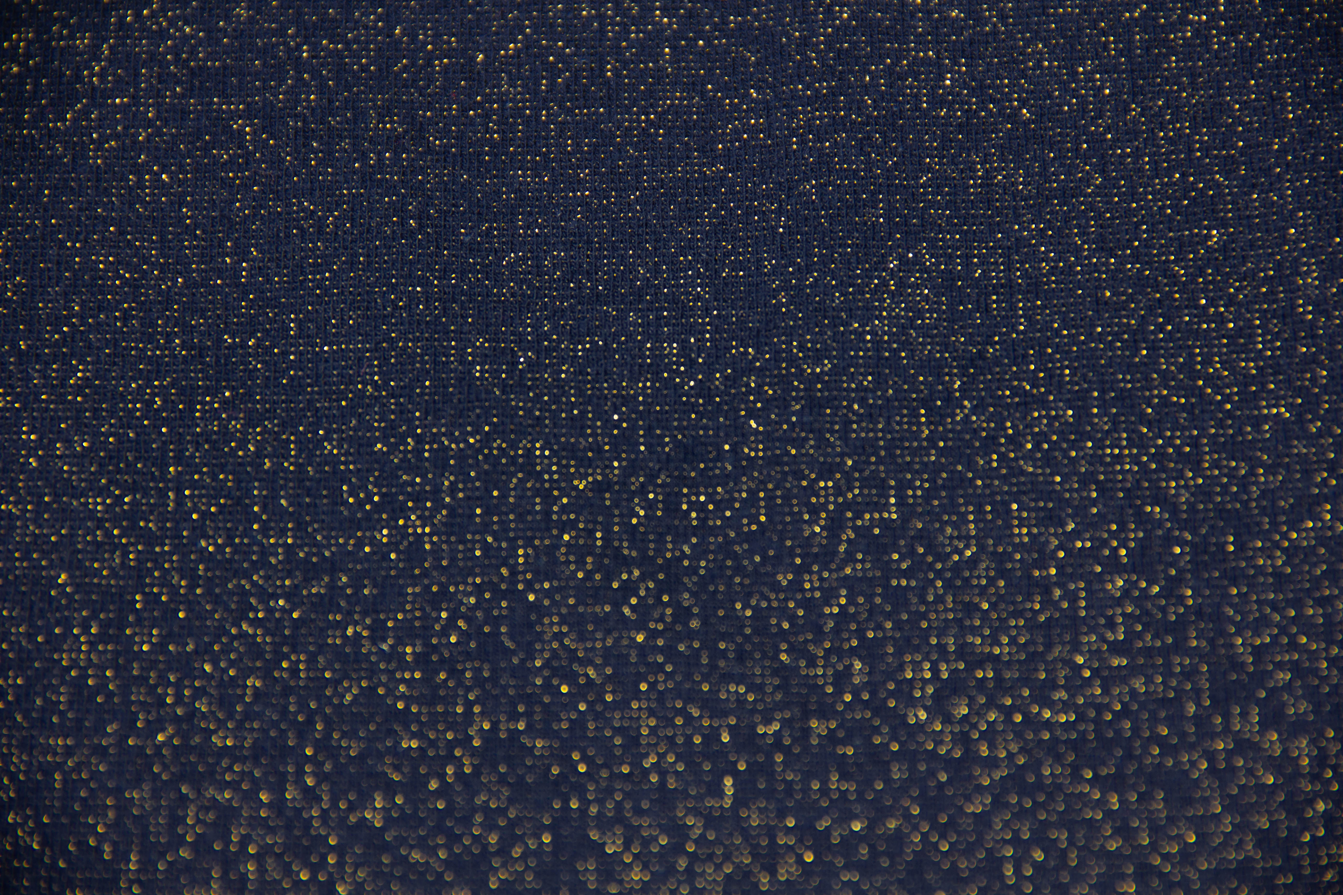 Glitzerbündchen, Strickschlauch, dunkelblau/gold, 0,5 m