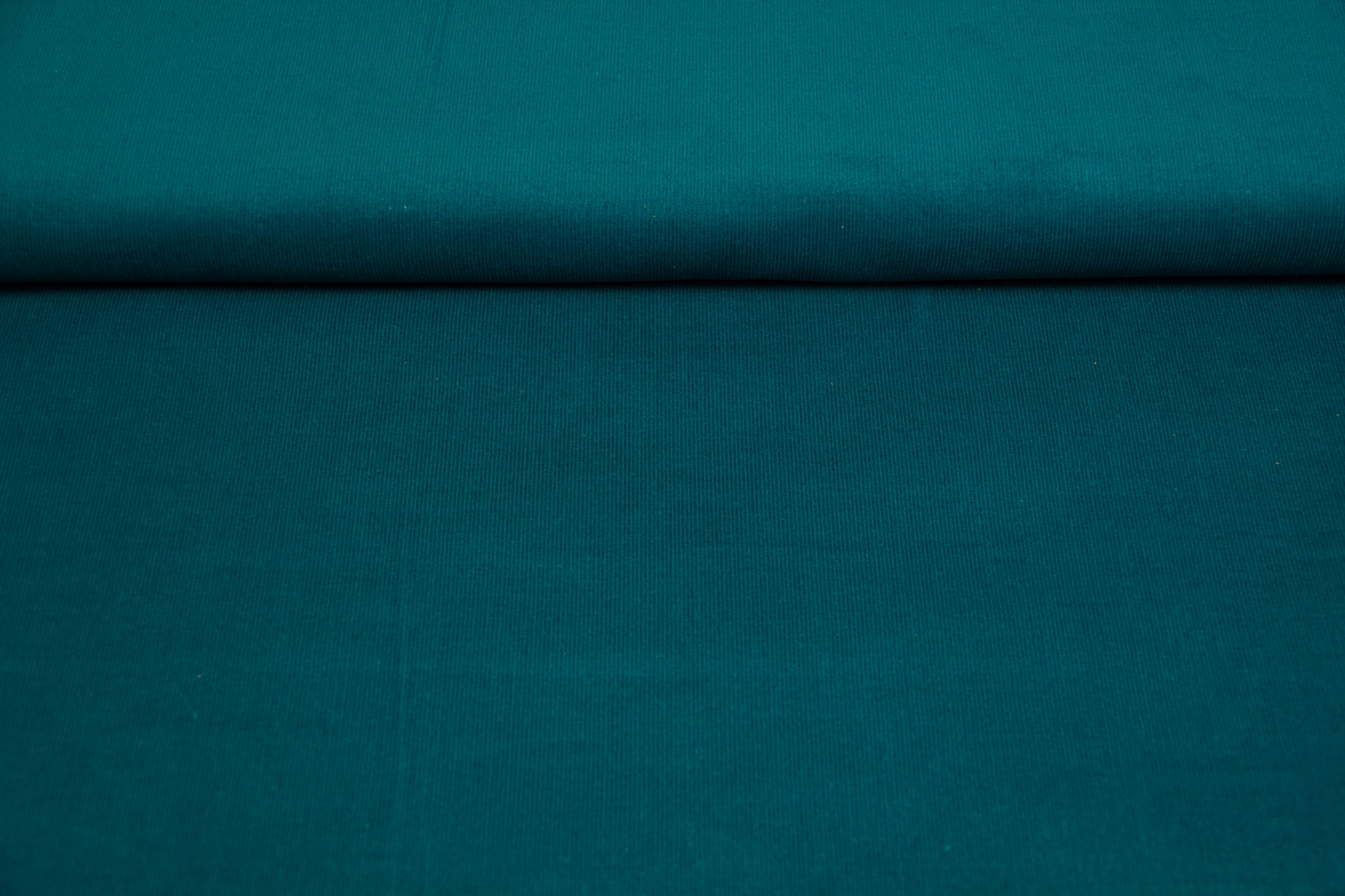 Cord, gewaschen, petrol, 0,5 m