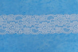 Elastische Spitze, weiß, 0,5 m