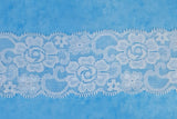 Elastische Spitze, weiß, 0,5 m
