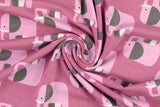 Organic Jersey Elefanten, altrosa, 0,5 m