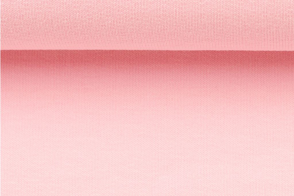 French Terry, Basic, uni, rosa, 0,5 m