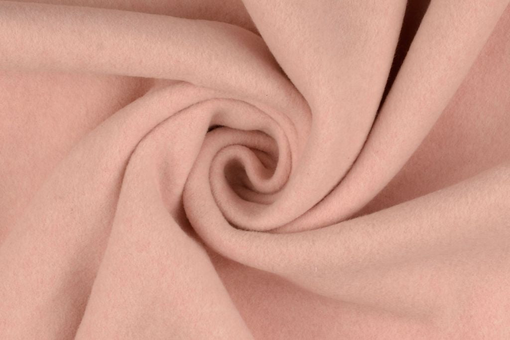 Organic Baumwoll Fleece, rosa, 0,5 m