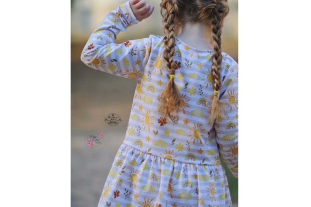 Jersey "Sonne und Regen", Fräulein von Julie, weiß, FVJ-3612, 0,5 m