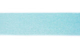Glitzer Gummiband, elastisch, 5 cm, mint, 0,5 m