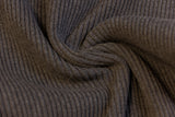 Grobstrickbündchen, Strickschlauch, dunkelgrau, 0,5 m