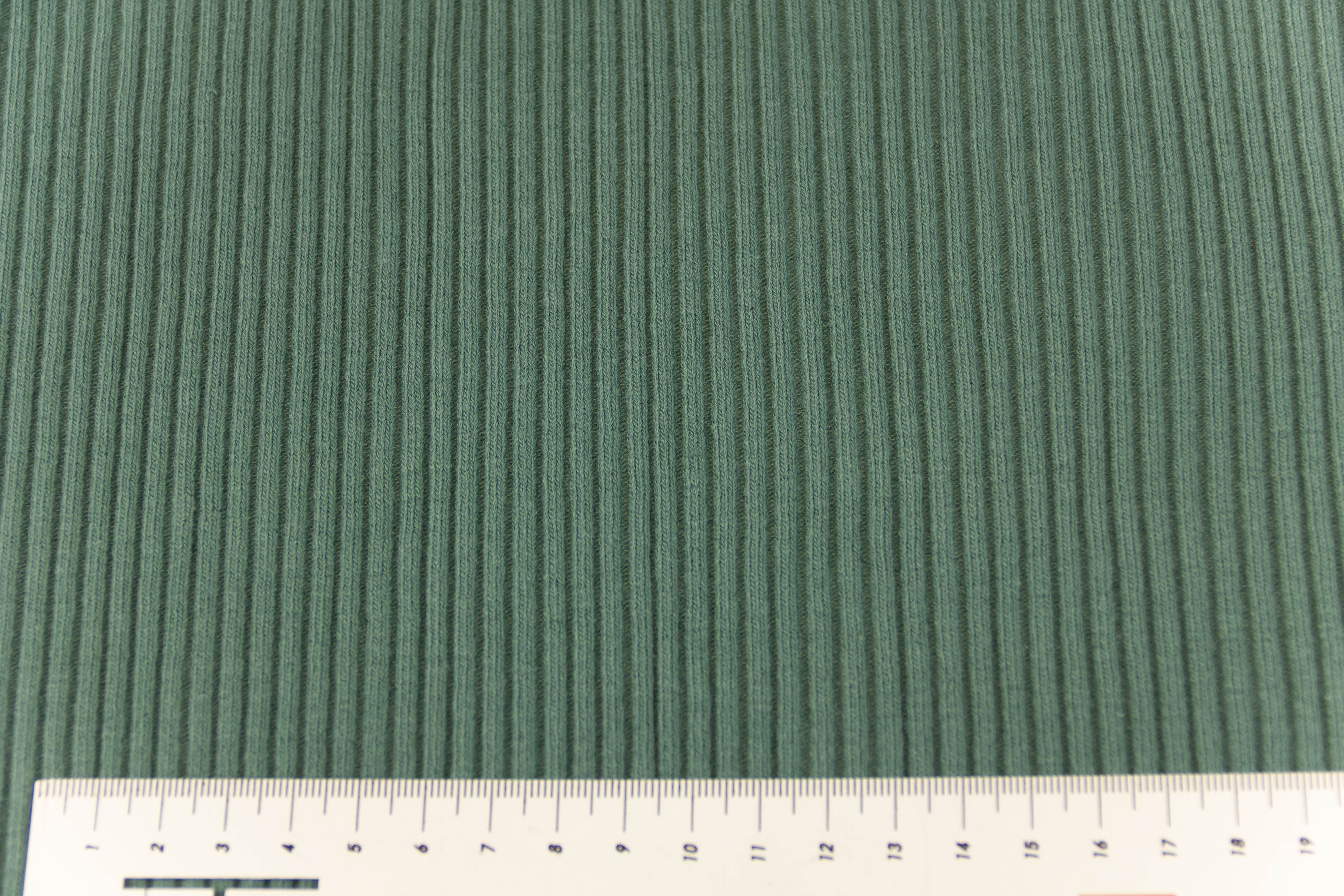 Grobstrickbündchen, Strickschlauch, petrol, 0,5 m