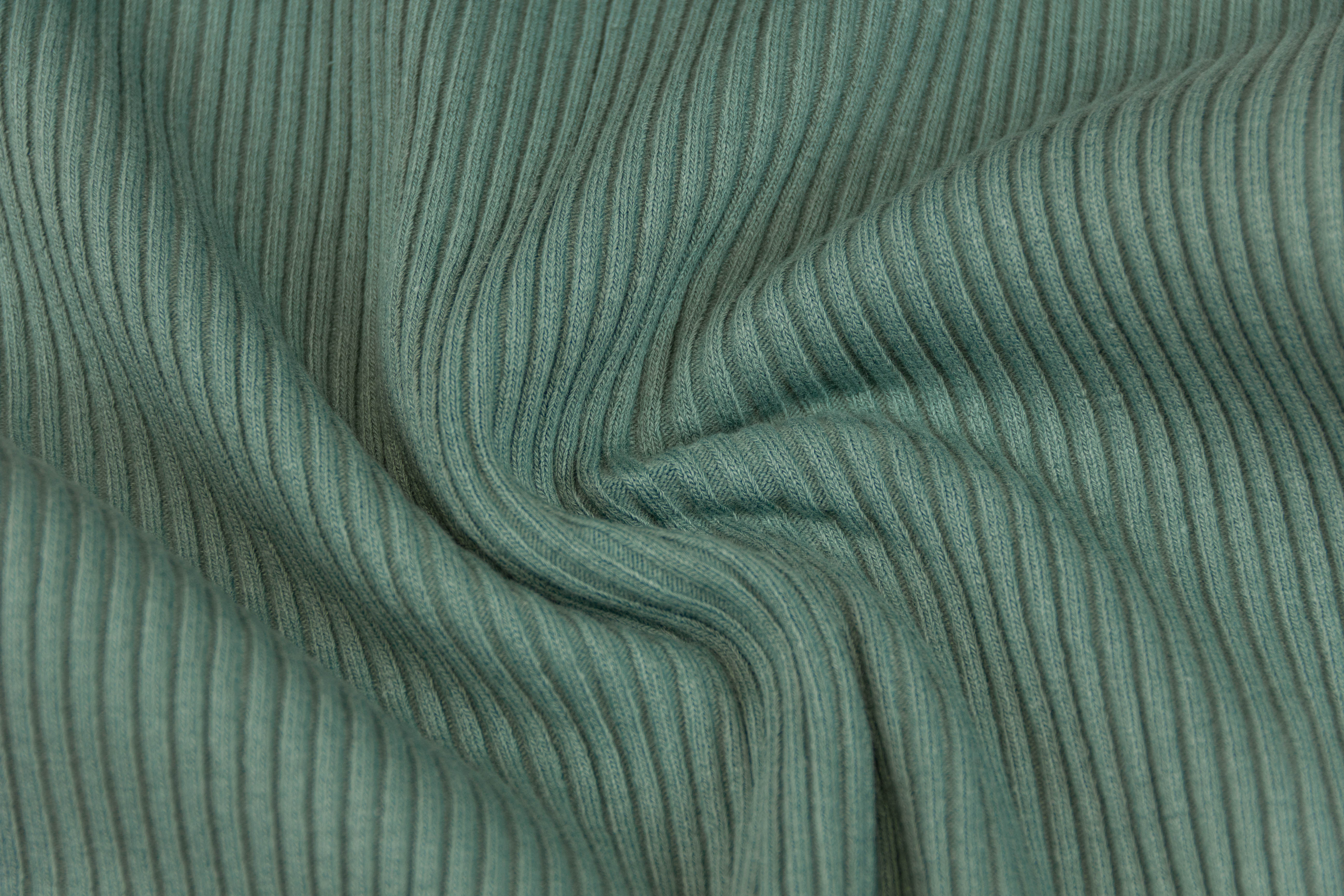 Grobstrickbündchen, Strickschlauch, petrol, 0,5 m