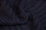 Grobstrickbündchen, Strickschlauch, marine, 0,5 m