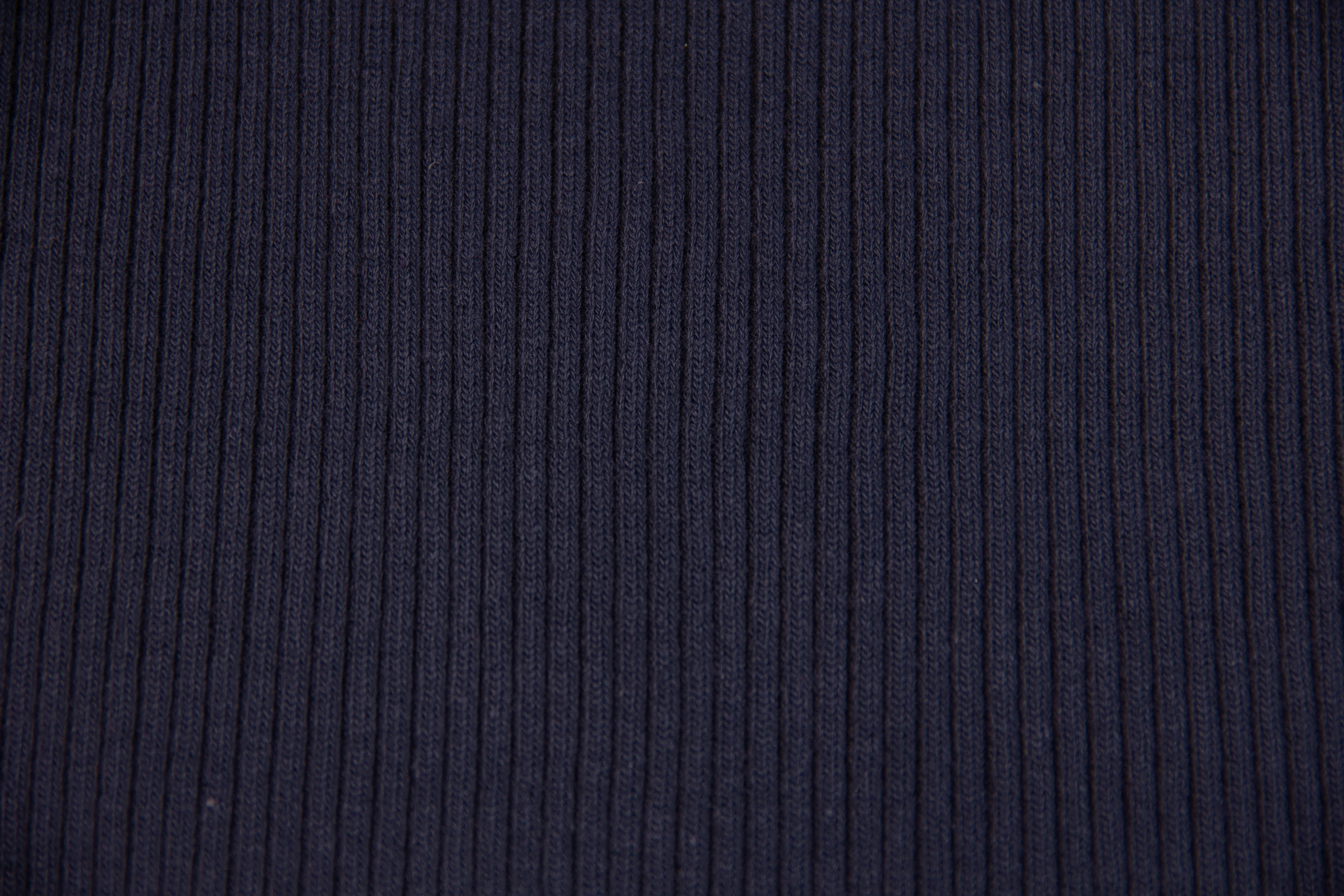 Grobstrickbündchen, Strickschlauch, marine, 0,5 m