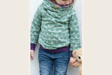 Papierschnittmuster "Hoody" von Lybstes (Gr. 56-122)