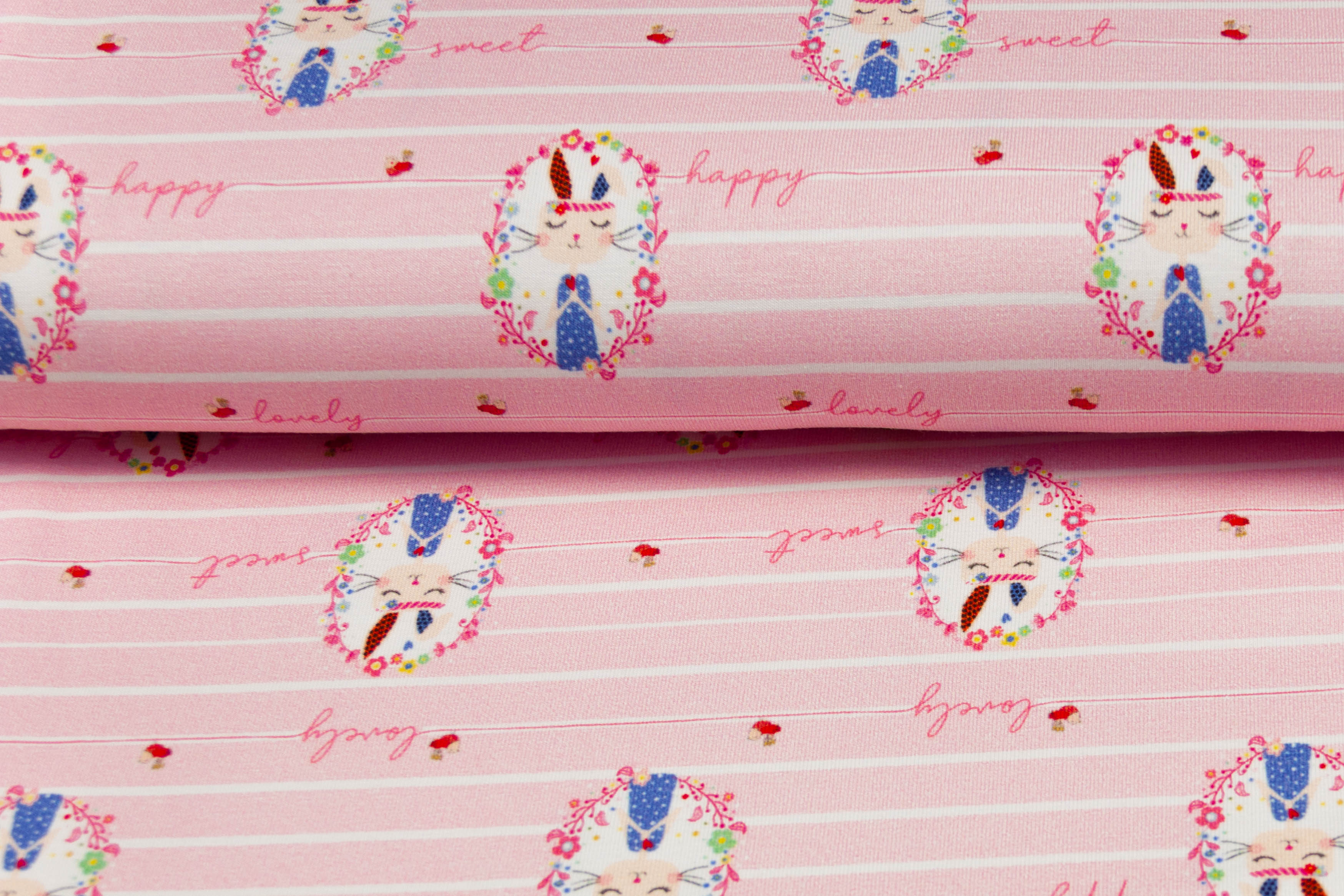 Stoffpaket für Mädchen rosa