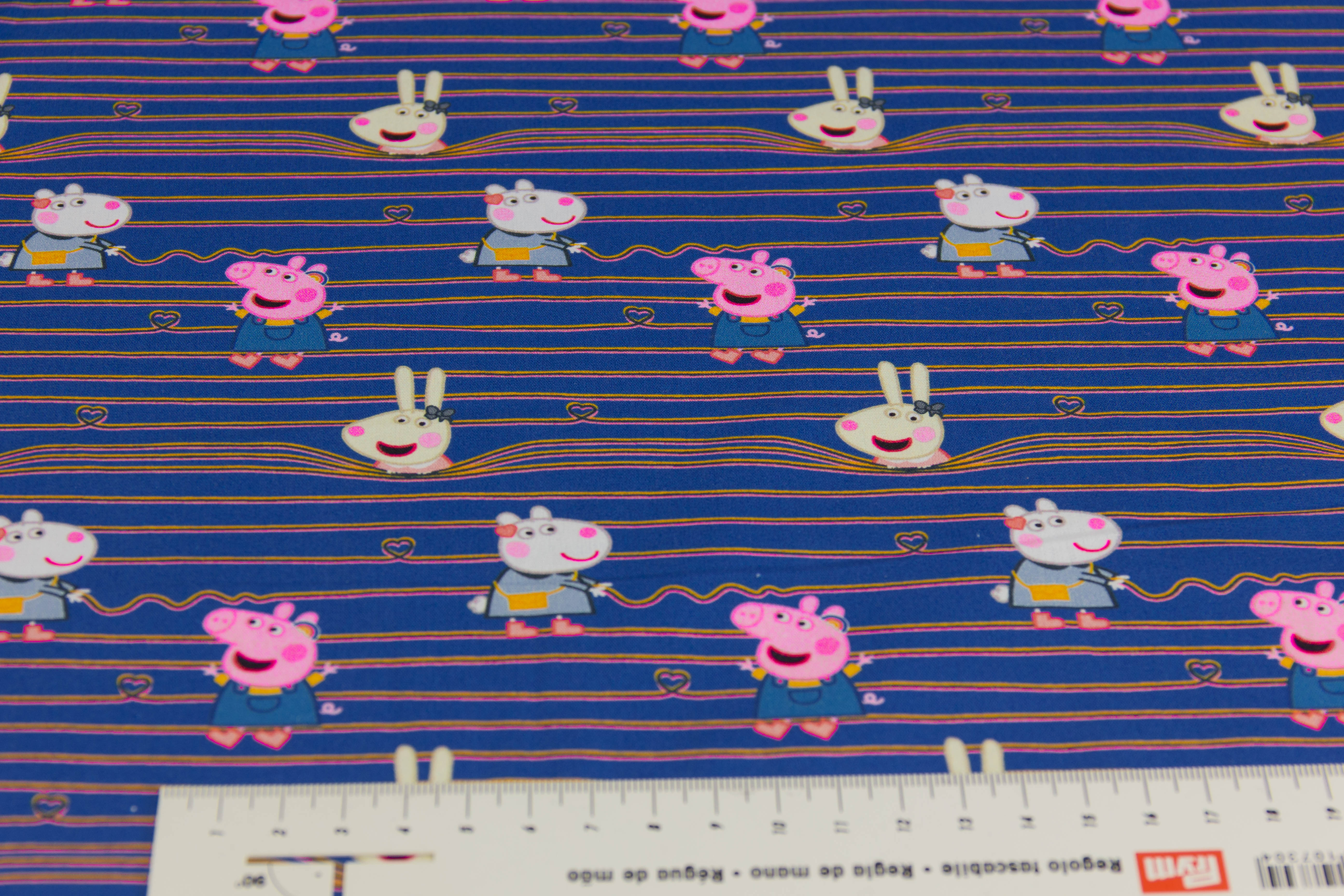 Kinderstoff Peppa