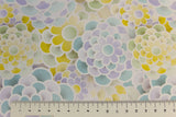 Jersey mit Blumen, pastell, 0,5 m