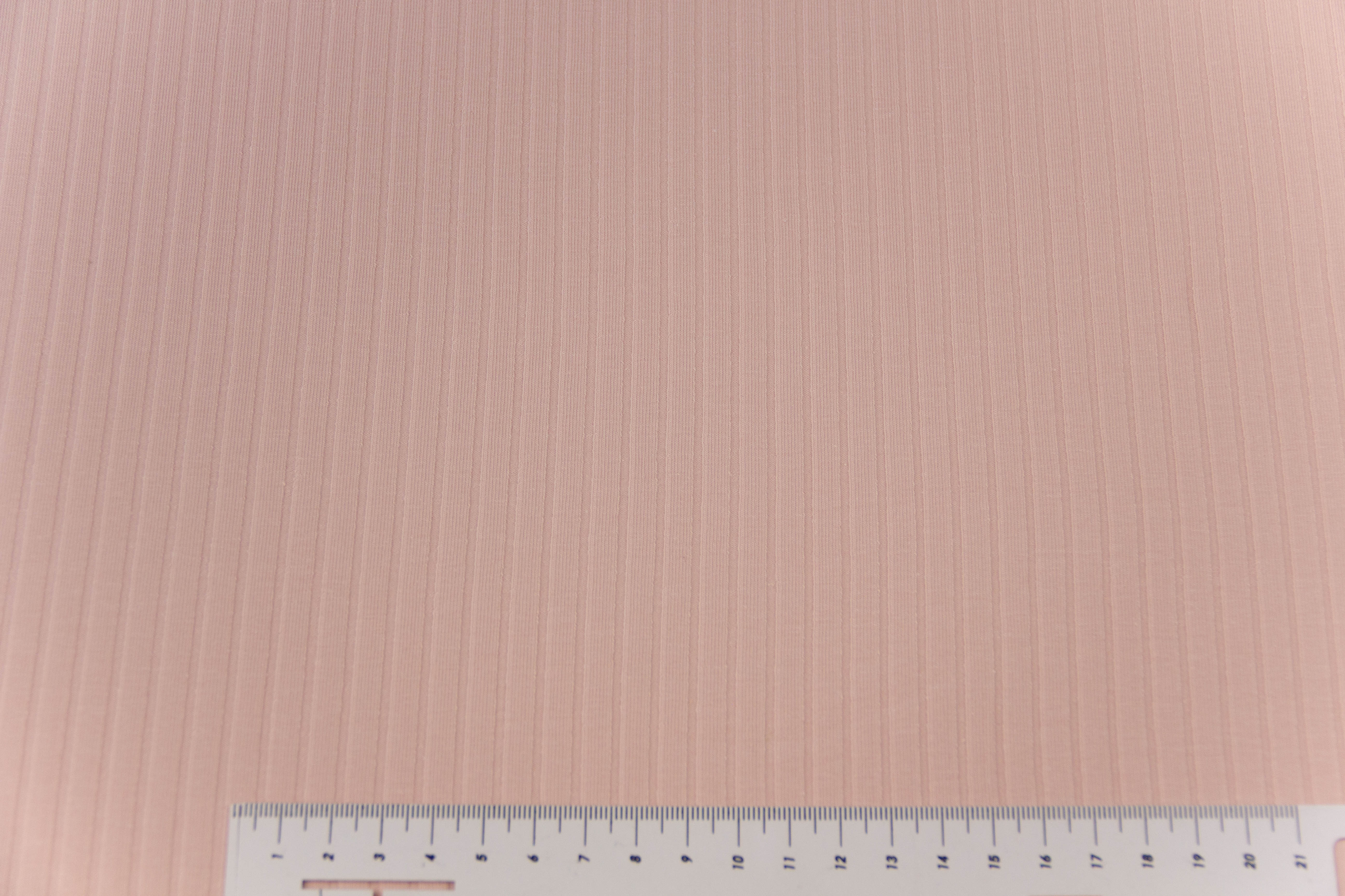 Breiter Rippenjersey, rosa, 0,5 m