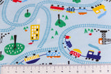 Jersey mit Eisenbahn, hellblau, 0,5 m