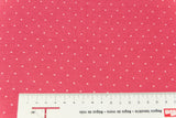 Stoff pink mit Punkten